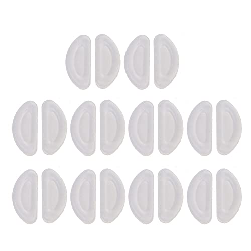 10 Paar Weiche Silikon Nasenpads Selbstklebende Brillen Nasenpads Anti-Rutsch Brille Nasenpads Brillen Nasenpads Weiche Silikon Nasenpolster von Navna