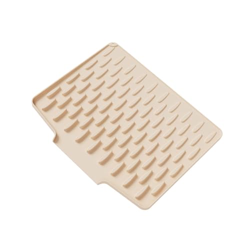 Abgeschrägte Silikon-Abtropfmatte für die Arbeitsplatte, schräges Design für schnellen Wasserfluss, Küchenutensilien, abgeschrägte Küchenspüle, Abtropfunterlage Abgeschrägte Silikon-Abtropfmatte für die Arbeitsplatte, schräges Design für schnellen Wasserfluss, Küchenutensilien, abgeschrägte Küchenspüle, Abtropfunterlage von Navna