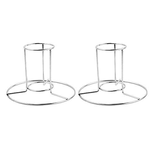Hühnerhalter 2er Set Edelstahl Bierdose Hühnerhalter Rack Ständer für Grill Bräter Smoker Ofen Bratwerkzeug Bierdose Hühnerhalter für Grill Ofen Smoker von Navna