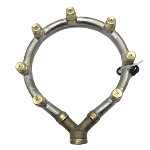 Multifunktionale Hochdrucksprühdüse 7 abnehmbare Spitze Industrie Edelstahl für Outdoor-Bewässerungssysteme Gartenbewässerung Sprüher von Navna