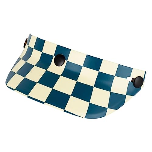 Navna 3 Druckknopf Helmvisier Universelles Winddichtes Flip Windschutz Motorradzubehör Für Motorräder Mit Offenem Gesicht Helmschild Linsenreiniger Für Brillen 3 Druckknopf Motorradhelmvisier von Navna