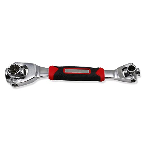 360 Rotation Doppelkopfschlüssel Set 52 in 1 Multitool Schraubenschlüssel für Autoreparaturwerkzeuge Universal Steckschlüssel Handwerkzeug Schraubenschlüssel Handwerkzeug von Navna