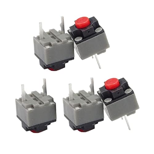 Navna Kailh Mute Button 6 x 6 x 7,3 mm, Quare Micro Takt-Taste, 6 x 6 x 7,3 mm, 5 Stück von Navna