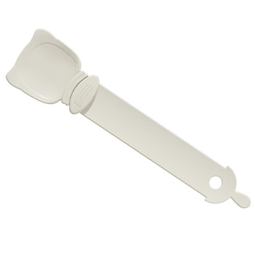 Navna Katzenfutter Löffel QuetschlöffelFeeder Happy Spoon Haustier Futterspender Katzen Löffel Katzen Löffel Für Haustiere (White) von Navna