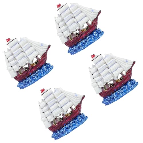 Navna Künstliche Segelboote für Aquarien, Schiffswrack, Simulation, Landschaft, Segelboote, Pflanze, Landschaftsbau, Aquarien, Pflanze, schnelle Einrichtung, Aquarium-Dekorationen von Navna