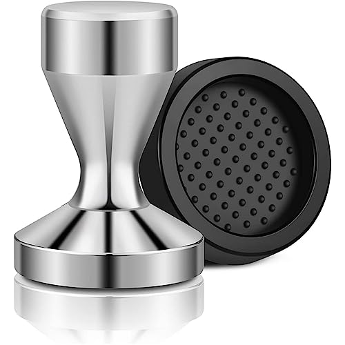 Navna Professional-Grade Espresso Tamper Kaffee Pulver Tamper 58mm Metall Material Silikon Kaffee Tamper Matte Für Kaffeeliebhaber Kaffee Tamper von Navna