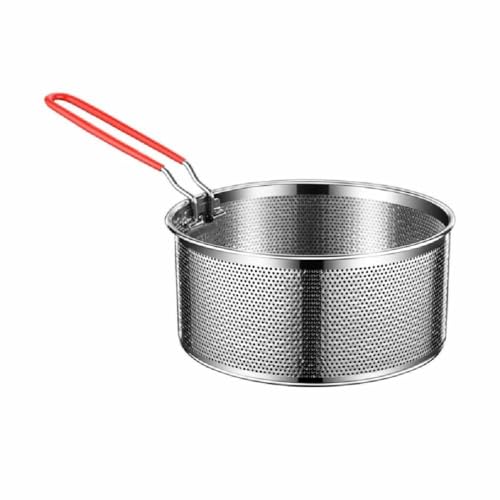 Praktischer Fritteusenkorb Küche Kochen Sieb Sieb für Französisch Frittieren Drahtgeflecht Französisch Chip Frittieren Körbe Home Runde Frittierkorb Home Frittieren Korb von Navna