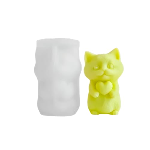 Schöne Katzenform Form Flexible Silikonkerzenform Schmuck Schmuck Erzeugen Sie Spannungslinderung Spielzeugzubehör Formen Klare Schöne Katzenform Form Flexible Silikonkerzenform Schmuck Schmuck Erzeugen Sie Spannungslinderung Spielzeugzubehör Formen Klare von Navna