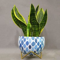 Pflanze Indoor Metall Übertopf Trending Töpfe Unikat Designer Blumenvase Pflanzenständer, Extra Groß von NavneetCrafts