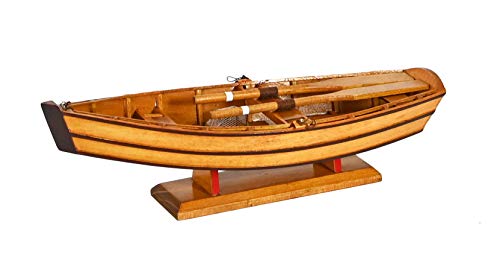 Navyline Holz Rudermodellboot 34x11x9,5 Schiffsmodell von Navyline