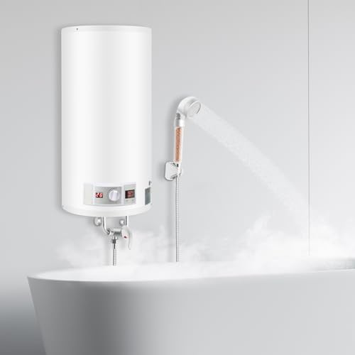 2000W Säule Elektrischer Tank-Wassererhitzer, Warmwasserbereiter, Elektrischer Wassererhitzer, Horizontal LED-Bildschirm, Durchlauferhitzer 50L, Mit Hand Shower Und Helpful Faucet 2000W Säule Elektrischer Tank-Wassererhitzer, Warmwasserbereiter, Elektrischer Wassererhitzer, Horizontal LED-Bildschirm, Durchlauferhitzer 50L, Mit Hand Shower Und Helpful Faucet von Naxidf