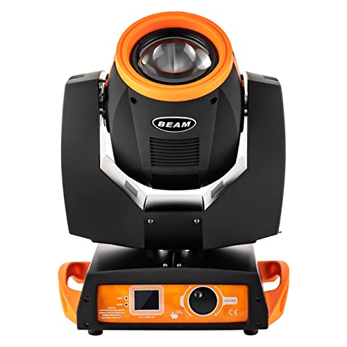 230W Moving Head LED Bühnenlicht Beam, DMX512 Partylichter Wash Spot Licht Lampe 17 Muster Lichteffekt Für Bar Party Halloween Weihnachten Hochzeit Disco Kinder von Naxidf