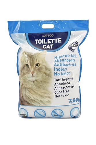 Nayeco CAT Toilette Arena SILICE GATO 7,5KG, Standard, 1,8 Kg von Nayeco