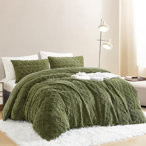 Nayoroom Bettwäsche Flanell 135x200 4teilig Winter Warme Biber Bettbezug Flauschig Fleece Cashmere Touch Plüsch Winterbettwäsche Set Reißverschluss - 2 x 135 x 200 + 2 x 80 x 80 cm Olivgrün Nayoroom Bettwäsche Flanell 135x200 4teilig Winter Warme Biber Bettbezug Flauschig Fleece Cashmere Touch Plüsch Winterbettwäsche Set Reißverschluss - 2 x 135 x 200 + 2 x 80 x 80 cm Olivgrün von Nayoroom