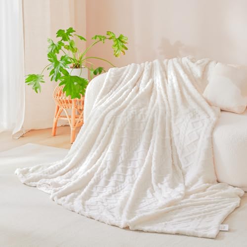 Nayoroom Kuscheldecke Winter Flauschig Cashmere Touch Fleecedecke 150x200 cm Weiß Warm Flanell Decke Kuschelig Wolle Aesthetic Wohndecke Cream Wolldecken Weiche Sofadecken für Couch überwurf Set Nayoroom Kuscheldecke Winter Flauschig Cashmere Touch Fleecedecke 150x200 cm Weiß Warm Flanell Decke Kuschelig Wolle Aesthetic Wohndecke Cream Wolldecken Weiche Sofadecken für Couch überwurf Set von Nayoroom