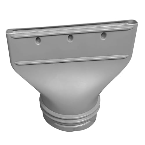 Flacher Klimaanlage Abluftschlauch Adapter, Tragbarer Klima Schlauch Verbinder, Klimaanlagen Schlauch Verbinder, 130mm 150mm Durchmesser Abluftschlauch Klimagerät Fenster von Nbbwwu