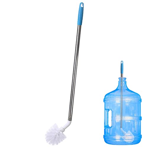 Flaschenbürste Lang,Flaschenbürste,Lange Flaschenbürste,24 Zoll 3- Und 5-Gallonen-Wasserflaschen-Reinigungsbürste,Reinigungsbürste Mit Langem Griff,L-förmige, Biegsame Reinigungswaschmaschine von Nbbwwu