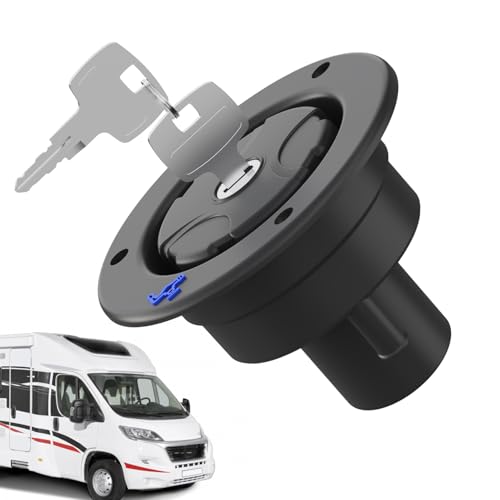 Nbbwwu Frischwassereinfüllstutzen | Abschließbares Wassereinlassventil Mit Schlüssel Für Reisemobile - Ersatzverschluss Staubdicht für Reisemobil Boot Caravan von Nbbwwu
