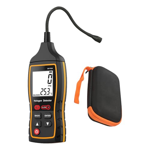 Nbbwwu Halogen-Leckdetektor, präziser Lecktester für Klimaanlagen, AC tragbarer Monitor, empfindlicher Auto-Werkzeug-Detektor für Ehemann, Freunde, Erwachsene, Männer, Familie von Nbbwwu