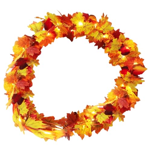 Nbbwwu Herbstgirlande Für Kamin,175 Cm Herbst Deko Lichterkette - Innen Außen Hochzeit Party Halloween Vordertür Dekoration,Bauernhaus Deko Party Haustür Eingangsbereich Zuhause Kaminsims Tisch Treppe Nbbwwu Herbstgirlande Für Kamin,175 Cm Herbst Deko Lichterkette - Innen Außen Hochzeit Party Halloween Vordertür Dekoration,Bauernhaus Deko Party Haustür Eingangsbereich Zuhause Kaminsims Tisch Treppe von Nbbwwu