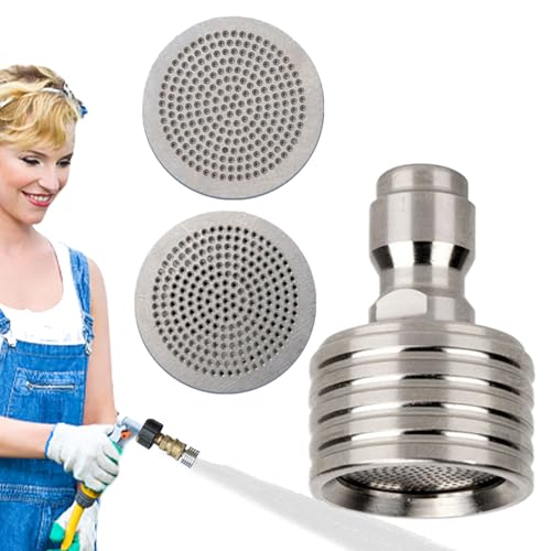 Nbbwwu Hochdruckreiniger Spitzen Set - 1/4 Zoll Quick Connect Sprayer Waschspitzen mit 3 Modi - Drucksprüher Aufsätze für Bodenreinigung, Gartenbewässerung von Nbbwwu