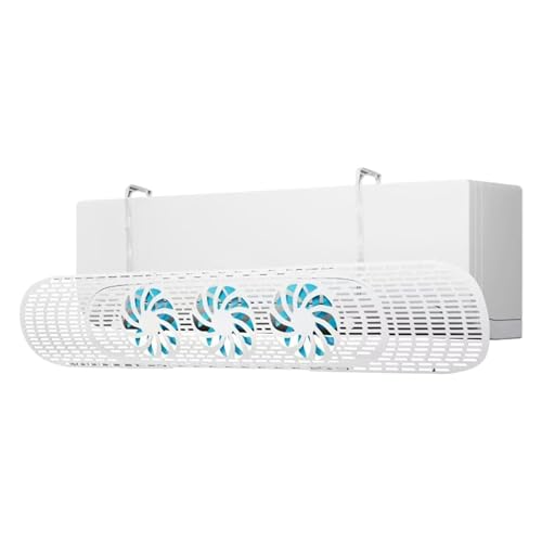 Nbbwwu Klimaanlagen Luftablenker,Luftauslass-Umlenker | Wandmontierter Einstellbarer Windrichtungs-Regler Für Wohnung Küche Bad Haushalt Wohnzimmer Schlafzimmer von Nbbwwu