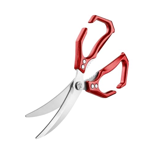 Nbbwwu Küchenschere Für Lebensmittel,2 In 1 Fleischschere Mit Nussknacker - Robust Edelstahl Schere Für Fleisch Verarbeitung Nbbwwu Küchenschere Für Lebensmittel,2 In 1 Fleischschere Mit Nussknacker - Robust Edelstahl Schere Für Fleisch Verarbeitung von Nbbwwu