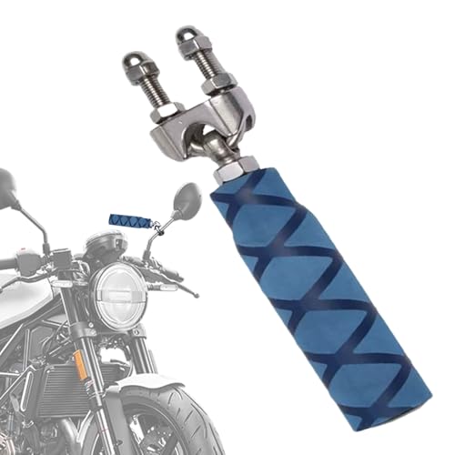 Nbbwwu Motorrad-Lenkerhalterung | Spiegel-Montagehalterung | Multifunktionale verstellbare Halterung für Reiselampe Licht Reparatur Reitspiegel Damen Herren von Nbbwwu