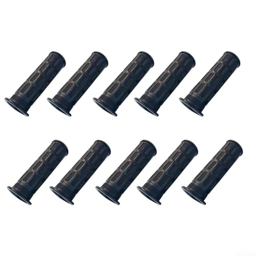 10 Gummigriffe ohne Griff für Schubkarren Ersatz Schubkarrengriffe Traktoren Rasenmäher Anti Rutsch Lenkerabdeckungen Lenkergriffe für Traktoren und Rasenmäher (124 x 26 mm) von NbgrvB