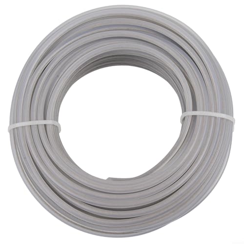 15 m langer 3 mm Trimmerdraht, Ersatz-Stahldraht für Motorsense Rasenmäher, kompatibler Gartendraht 15 m langer 3 mm Trimmerdraht, Ersatz-Stahldraht für Motorsense Rasenmäher, kompatibler Gartendraht von NbgrvB
