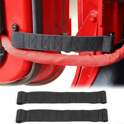 2 robuste Türbegrenzungsgurte für Jeep Wrangler CJ YJ TJ JK JKU Nylon-Materialersatz von NbgrvB