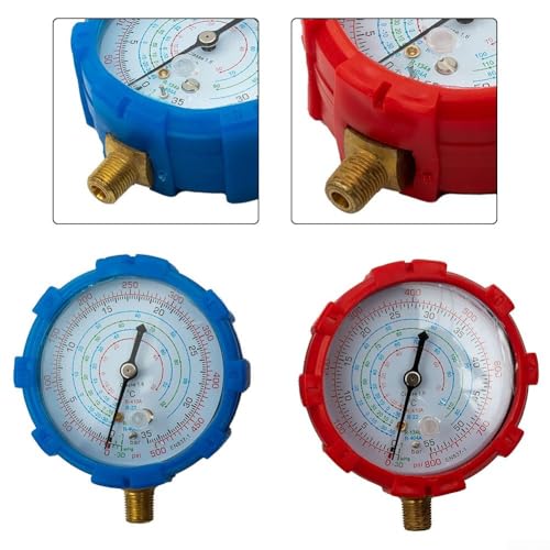 2-teiliges Klimaanlagen-Manometer-Set für R134A R22 R404A R410A HVAC Nieder- und Hochdruck-PSI-KPA-Messgerät 2-teiliges Klimaanlagen-Manometer-Set für R134A R22 R404A R410A HVAC Nieder- und Hochdruck-PSI-KPA-Messgerät von NbgrvB