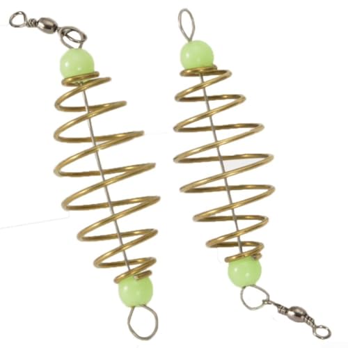 20-teiliges Angelköderkäfig-Set, Inline-Feder-Design mit leuchtenden Perlen für Sichtbarkeit 20-teiliges Angelköderkäfig-Set, Inline-Feder-Design mit leuchtenden Perlen für Sichtbarkeit von NbgrvB
