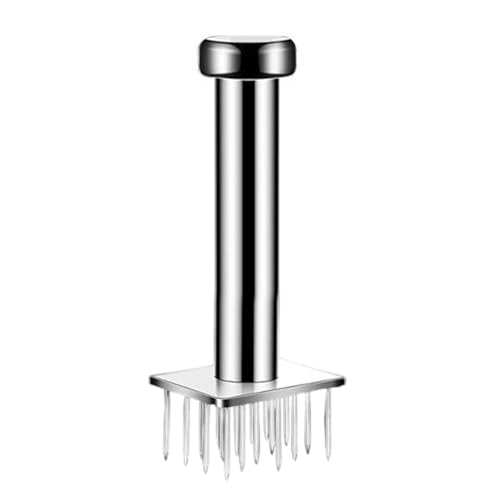304 Edelstahl-Tenderizer-Werkzeug mit automatischer Funktion für einfache Fleischzubereitung (Vierkant-18-Nadel) von NbgrvB