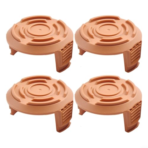 4 Stück Spulenkappenabdeckungen Rasenmäher Spule für Worx Rasentrimmer Spule Ersatzteil Kunststoff Spool Cap Cover 4 Stück Spulenkappenabdeckungen Rasenmäher Spule für Worx Rasentrimmer Spule Ersatzteil Kunststoff Spool Cap Cover von NbgrvB