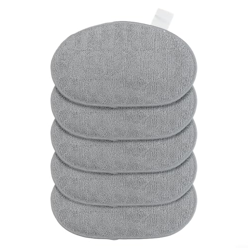 5 Ersatz-Mopp-Pads für Leifheit für Dampfreiniger Besen Wischbezug 11911 Maschinenwaschbare Mikrofaser-Bezüge 5 Ersatz-Mopp-Pads für Leifheit für Dampfreiniger Besen Wischbezug 11911 Maschinenwaschbare Mikrofaser-Bezüge von NbgrvB