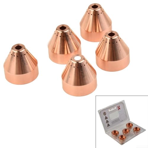 5 Stück Ersatz TIG Plasma Taschenlampe Shield 220993 für PMX 65 85 105 MRT 105A, mechanisiertes Schneiden, Kupfermaterial, Ersatz TIG Plasma Taschenlampe Shield Cup 5 Stück Ersatz TIG Plasma Taschenlampe Shield 220993 für PMX 65 85 105 MRT 105A, mechanisiertes Schneiden, Kupfermaterial, Ersatz TIG Plasma Taschenlampe Shield Cup von NbgrvB