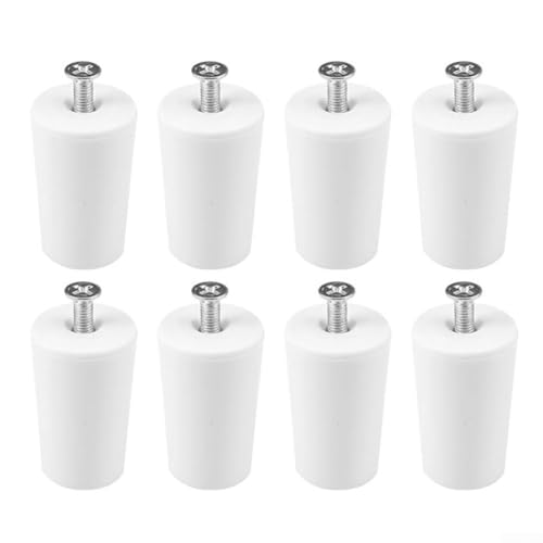 8 Stück 40 mm weißer Rollladenstopper, Jalousie-Stop-Set mit Befestigungsschrauben für Möbelinstallation und Heimzubehör von NbgrvB