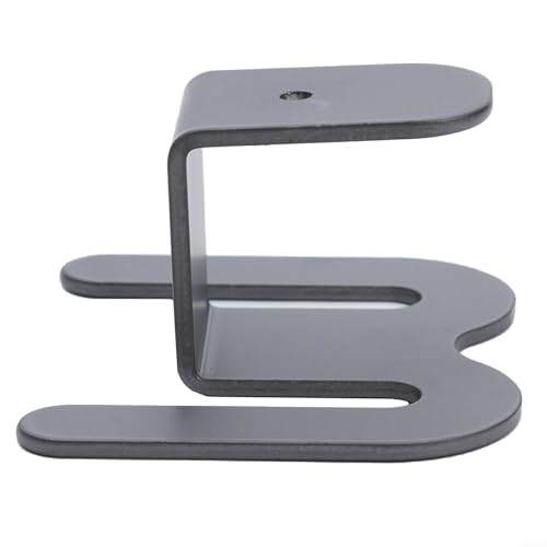 Aluminium-Slipper-Rack, platzsparende Wandhalterung, hält zwei Paar Hausschuhe (grau) von NbgrvB