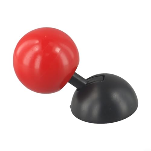 Auto Push to Start Button Rocker, Car Button Start Lever Car Engine Start Stop Button Joystick, Metal Ball Bar Automotive Touch Start Button, Car Ignition Button Decorations (Red) von NbgrvB