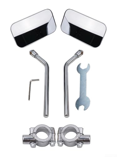 Classic For Cruiser Bike Mirror Set with Metal Holder and Shatterproof Convex Glass Compatible with Vintage Bicycle For Handlebars for Improved Rear Visibility Classic For Cruiser Bike Mirror Set with Metal Holder and Shatterproof Convex Glass Compatible with Vintage Bicycle For Handlebars for Improved Rear Visibility von NbgrvB
