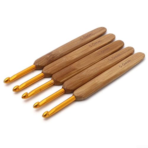 Crafting Essentials Stricknadeln und Häkelnadeln mit Sticknadel (5 mm) von NbgrvB