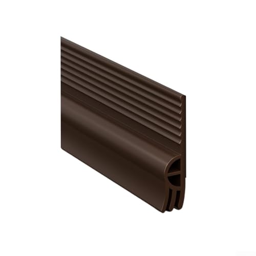 Dichtungslösung für Türunterseite, TPE-Streifen, 100 cm Länge für effektive Schalldämmung und Windschutz in jeder Umgebung (braun) von NbgrvB