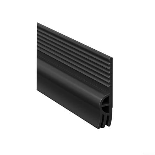 Dichtungslösung für Türunterseite, TPE-Streifen, 100 cm Länge für effektive Schalldämmung und Windschutz in jeder Umgebung (dunkelgrau) von NbgrvB