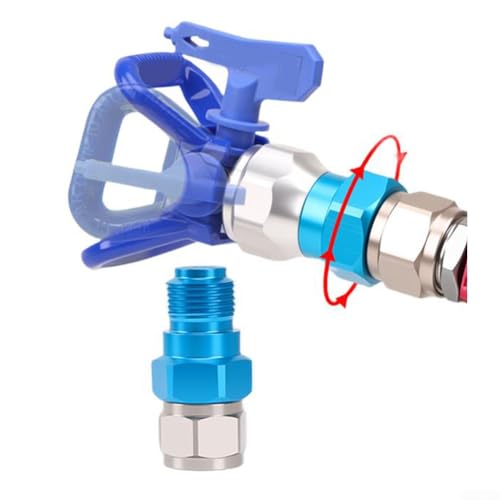 Edelstahl-Drehgelenk mit 360-Grad-Drehung für Airless-Sprühmaschinen, entworfen, um Schlauchknoten zu minimieren und einen reibungslosen Betrieb zu bieten von NbgrvB