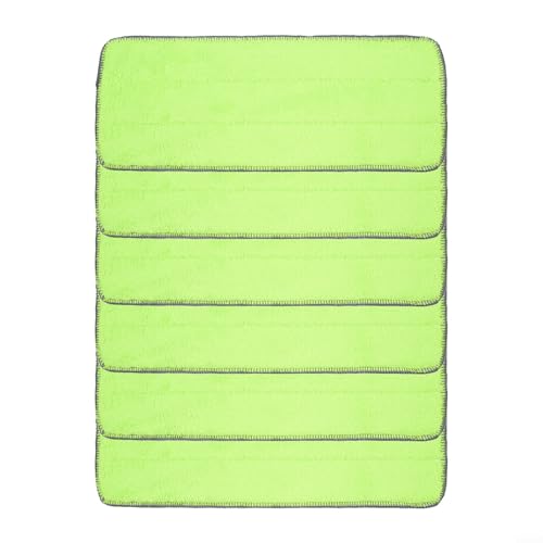 Effiziente, tiefenreinigende Mikrofaser-Mopp für Pads für Libman zum Spülen und Auswringen, Set mit 4 Stück für nachhaltigen Gebrauch (6 Stück) von NbgrvB