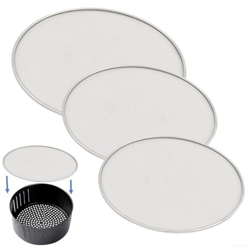 Effizienter Spritzschutz für Luftfritteusen, Edelstahl, zum Schutz vor Öl und Fett während des Kochens (16 cm) von NbgrvB