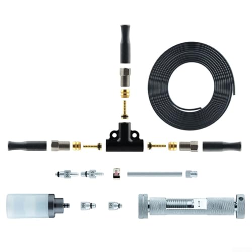 Elektrisches Fahrrad Hydraulik-Bremsölrohrverbinder 3-Wege-Aluminiumlegierung 1-zu-3 Verteilung T-Stück M8 Gewinde kompatibel CNC-gefräst für E-Bike Roller Fahrzeug (Y-Typ) von NbgrvB