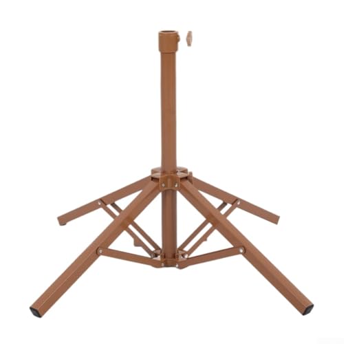 Faltbarer Schirmständer, strapazierfähig, für Terrasse, Deck, Strand, Garten und Outdoor-Spaß, mit Ballastwassertasche (4) von NbgrvB