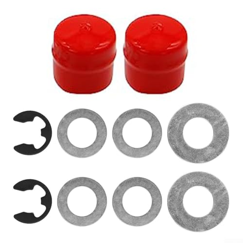 For Craftsman 9040H Vorderradbuchsen-Kit für einfache Montage und verbesserte Handhabung (rot) von NbgrvB